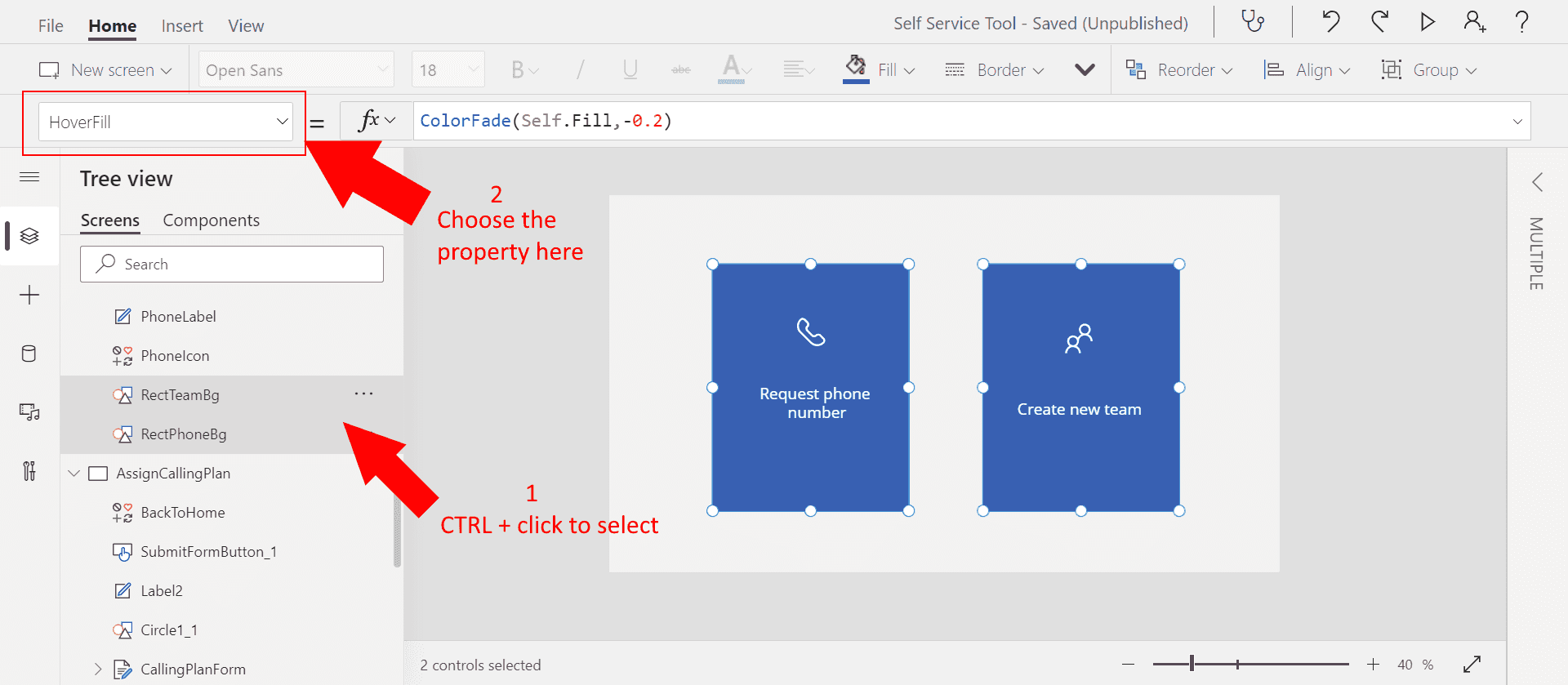 Applying formula to multiple elements